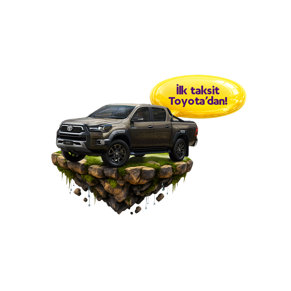 Hilux 4x2 için ilk Taksit Toyota'dan!